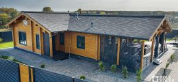 Одноэтажный дом с террасой в скандинавском стиле по проекту Веллингтон - фото 11 на сайте Holz House
