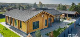 Одноэтажный дом с террасой в скандинавском стиле по проекту Веллингтон - фото 12 на сайте Holz House